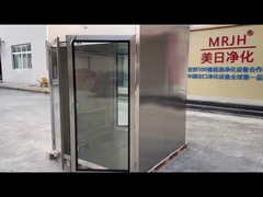 MRJH Cleanroom Pass Through Box 304 caixa de passagem de aço inoxidável personalizável