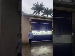 Portas Automáticas Industriais 2.0m/s Segurança de Alta Velocidade para Armazéns e Garagens