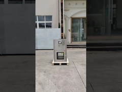 Caixa de passagem de fluxo laminar certificada ISO. HEPA H14 e 304 aço. Transferência limpa de produtos farmacêuticos/eletrônicos.