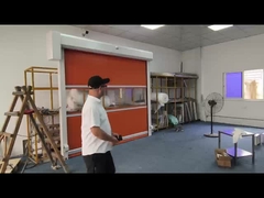 Portas industriais de alta frequência. Portas à prova de poeira e à prova de calor.