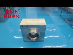 Unidade de filtro de ventilador de sucção reversa de alta eficiência com porta de flange