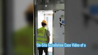 Vídeo de caso de instalação no local de um projeto de chuveiro de ar em grande escala