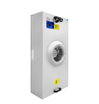 Compacto, fácil de limpar, unidade de filtro de ventilador Hepa para sala limpa, porosidade de 0,3 micrões