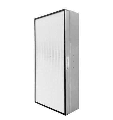 Compacto, fácil de limpar, unidade de filtro de ventilador Hepa para sala limpa, porosidade de 0,3 micrões