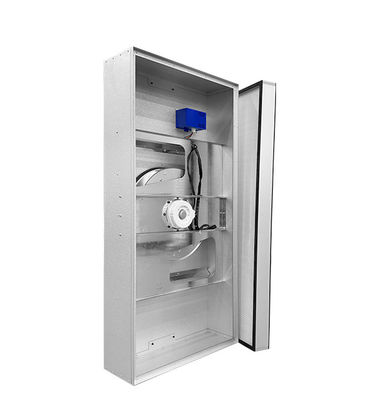 Compacto, fácil de limpar, unidade de filtro de ventilador Hepa para sala limpa, porosidade de 0,3 micrões