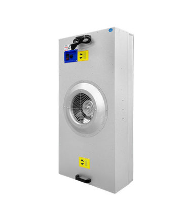 Compacto, fácil de limpar, unidade de filtro de ventilador Hepa para sala limpa, porosidade de 0,3 micrões