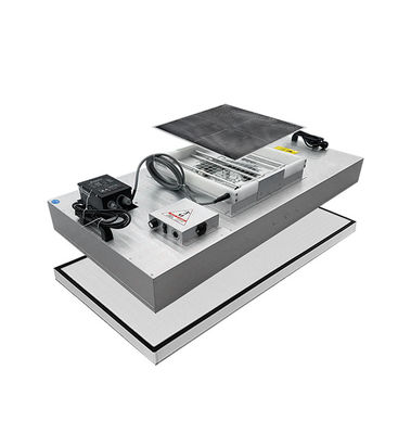 Unidade de filtro de ventilador HEPA de caixa ultra fina com tensão 220V/120V/110V e construção de aço inoxidável para salas limpas