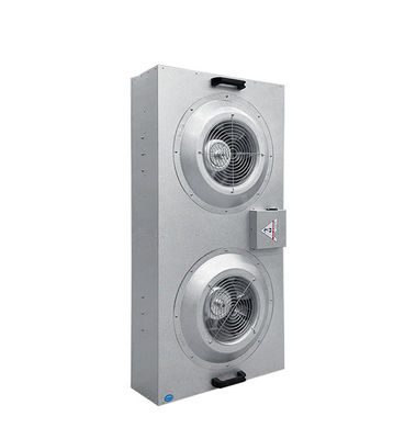 Unidade de filtro de ventilador de aço inoxidável com velocidade de ar HEPA de 0,45-0,75 m/s e dimensões personalizáveis para salas limpas