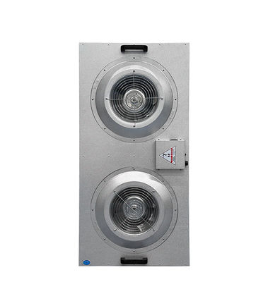 Unidade de filtro de ventilador de aço inoxidável com velocidade de ar HEPA de 0,45-0,75 m/s e dimensões personalizáveis para salas limpas