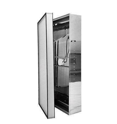 Controle de pressão estática FFU Sala limpa 201 304 SS Unidade de filtragem de ventilador Hepa para uso médico