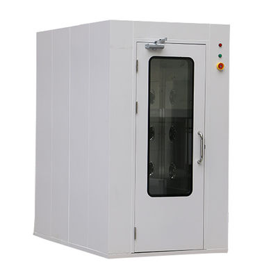 Sala de chuveiro de ar AC220V/3P/50Hz com velocidade do vento 13-25M/S e aço revestido em pó / SUS304 para purificação médica farmacêutica