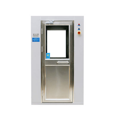 Pequena sala de chuveiro modular com temporizador ajustável 0-99s e ângulo de fluxo de ar de 360 ° para equipamentos de sala limpa farmacêutica