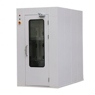 Sala de chuveiro de ar modular personalizada com temporizador ajustável de 0-99s e ângulo de fluxo de ar de 360 ° em placa de aço revestida com pó SUS304/