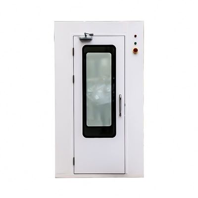 Sala de chuveiro de ar modular personalizada com temporizador ajustável de 0-99s e ângulo de fluxo de ar de 360 ° em placa de aço revestida com pó SUS304/