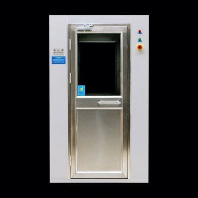 Sala de chuveiro de ar modular personalizada com temporizador ajustável de 0-99s e ângulo de fluxo de ar de 360 ° em placa de aço revestida com pó SUS304/