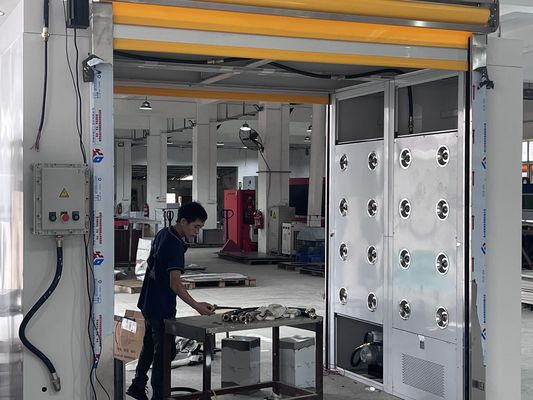 Sala de chuveiro à prova de explosão com 0-99s tempo ajustável e SUS304 / Pedaço revestido de chapa de aço sala limpa