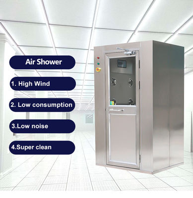Sala de chuveiro de ar inteligente 1500W Sala limpa Chuveiro de ar personalizado para laboratório