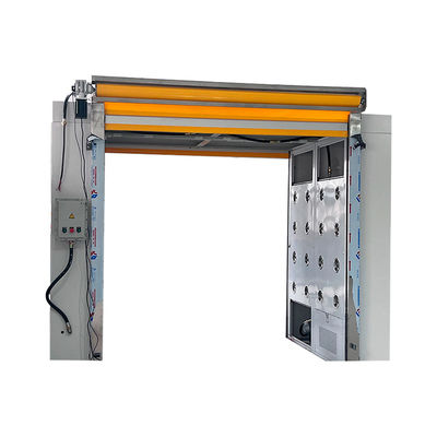 Chuveiro de ar em aço inoxidável 304 totalmente automático com velocidade de ar de 25-28 M/S e tempo de banho ajustável de 0-99s