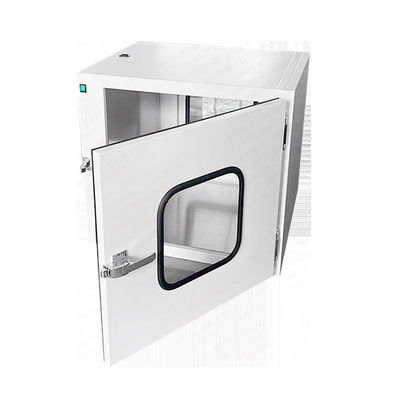 Caixa de passagem de fluxo laminar de luz UV ISO 10 para janela de transferência de sala limpa com conexão perfeita