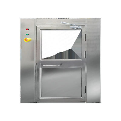 Caixa de passes para salas limpas de aço inoxidável 304 ♪ Design de porta larga e plana ♪ Uso de laboratório e farmacêutico