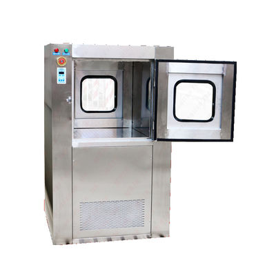 MRJH Single Story Porta plana de controle manual Interlock Interior Exterior Todos de aço inoxidável Caixa de passagem de chuveiro de ar