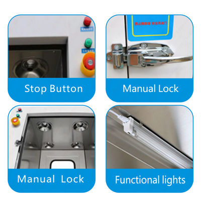 MRJH Single Story Manual Control Interlock Porta Exterior Lank Finish Folha laminada a frio Interior Ss. Chuveiro de ar Pass Box