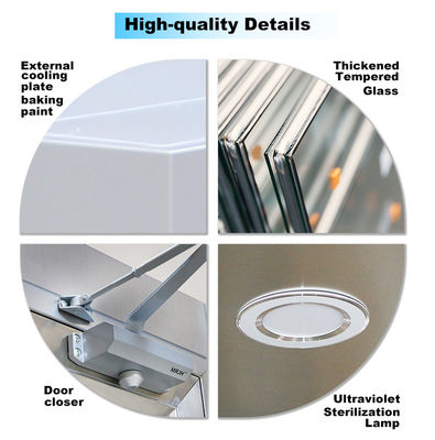 Caixa de passagem UV de aço inoxidável customizável do fluxo laminar para aplicações do quarto desinfetado