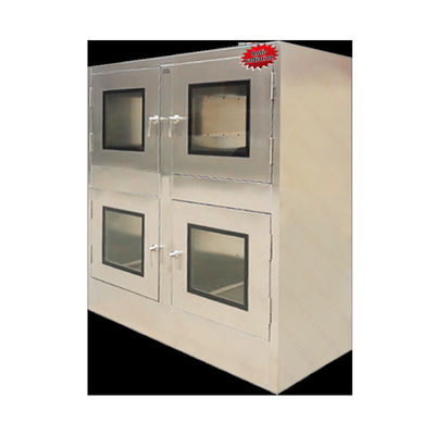 MRJH Anti-radiação Dupla camada Porta plana Manual Bloqueio de controle conjunto mecânico Aço inoxidável Janela de transferência comum