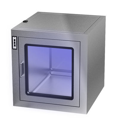 Caixa de passagem de porta convexa de aço inoxidável 304 Equipamento de sala limpa FDA/ISO Certificado Farmacêutico e Uso de laboratório