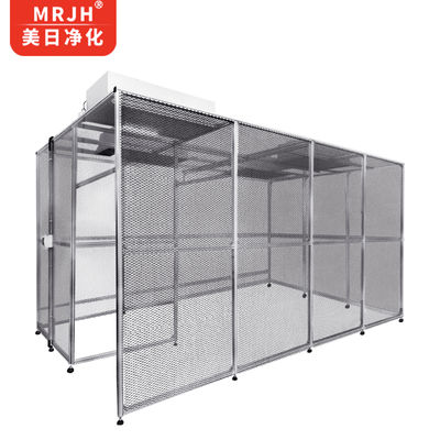 Sala limpa modular certificada GMP classe 100-10000 sala livre de poeira portátil personalizável para uso industrial