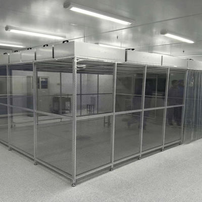 Sala limpa modular certificada GMP classe 100-10000 sala livre de poeira portátil personalizável para uso industrial
