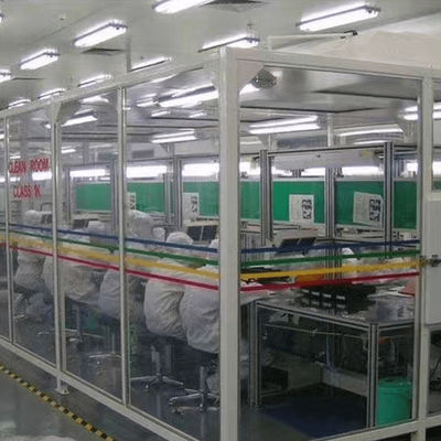 Sala limpa modular certificada GMP classe 100-10000 sala livre de poeira portátil personalizável para uso industrial