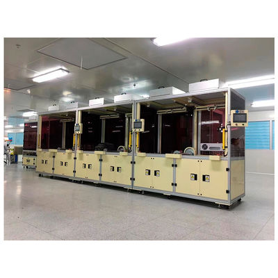 Estação de trabalho de sala limpa modular personalizada com unidades de filtro de ventilador HEPA e conformidade ISO5~ISO9