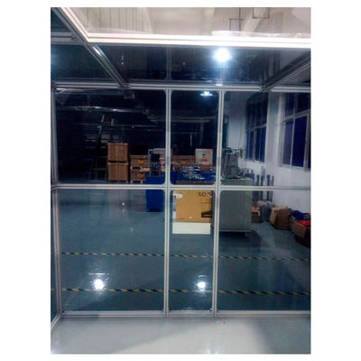 Sala limpa modular ISO 8 com unidades de filtro de ventilador HEPA e tamanhos personalizáveis para diversas aplicações