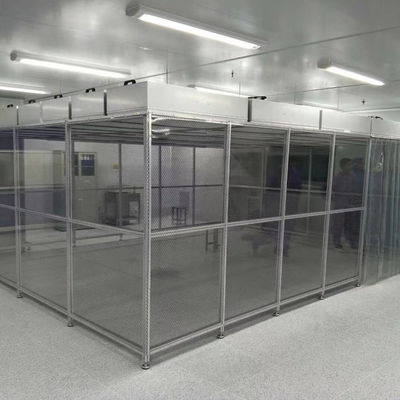 Cabine modular personalizada para sala limpa com filtragem HEPA e conformidade com ISO 14644 para controle de contaminação