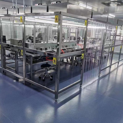 Sala limpa modular personalizável com conformidade ISO5-ISO9 para aplicações hospitalares