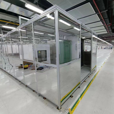 Sistema de sala limpa de filtro HEPA personalizável com normas ISO5-ISO9 para uso farmacêutico e hospitalar