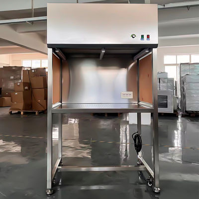 Classe 100 Banco de limpeza de fluxo vertical 304 capuz de fluxo de aço inoxidável