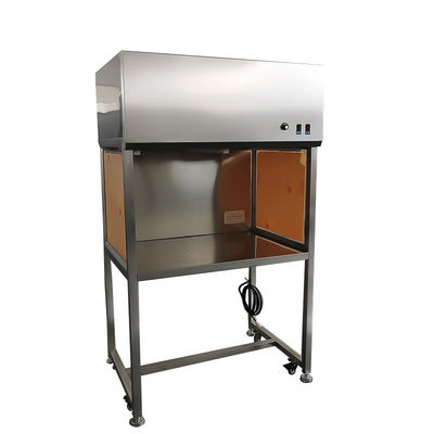 Classe 100 Capuz de fluxo de ar laminar vertical / Sala limpa 304 aço inoxidável