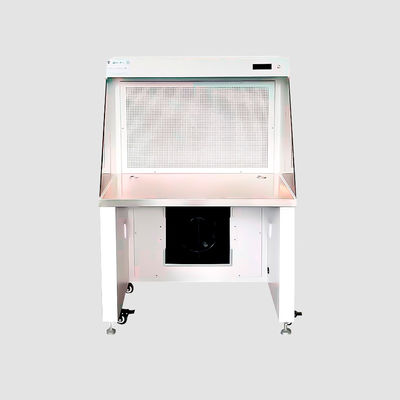Capuz de fluxo de ar laminar horizontal de aço inoxidável para laboratório