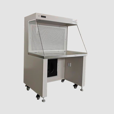 Capuz de fluxo de ar laminar horizontal de aço inoxidável para laboratório