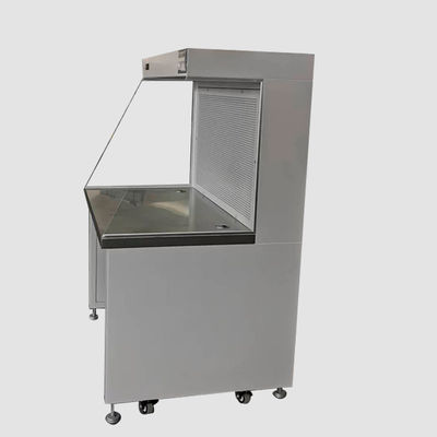 Capuz de fluxo de ar laminar horizontal de aço inoxidável para laboratório
