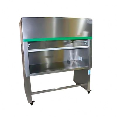 Capuz de fluxo laminar retas pequenas Banco limpo SS 304 Mini gabinete de fluxo laminar
