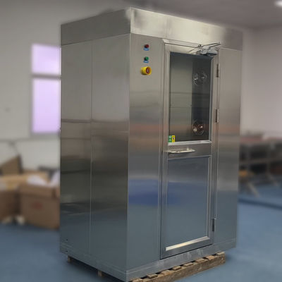 Sala de chuveiro de névoa de aço inoxidável 304 com 0-99s Tempo de chuveiro ajustável e certificação ISO, CE, UL, RoHS para equipamentos de sala limpa
