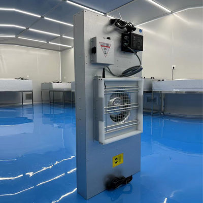 304 Aço inoxidável Tinta de chapa fria FFU para controlo estático Equipamento de sala limpa