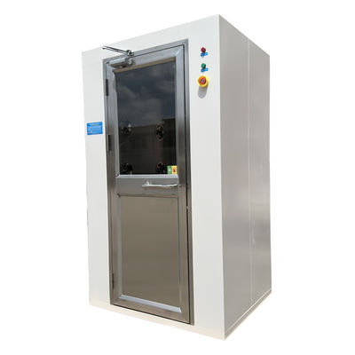 Chuveiro de ar individual com jatos duplos e aço inoxidável 201 para descontaminação compacta de salas limpas com certificação ISO