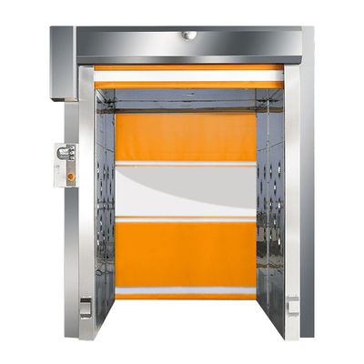 Chuveiro industrial de ar pesado com design à prova de vento segmentado e cortina resistente a lacrimejos de 0,8 mm para salas limpas conformes à ISO 14644-1