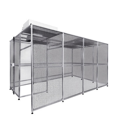 Cabine modular personalizada para sala limpa com filtragem HEPA e conformidade com ISO 14644 para controle de contaminação