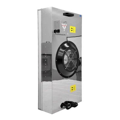 Unidade de filtro de ventilador de acesso inferior BFU. Sistema de fluxo de ar HEPA extra-grande para salas limpas ISO 5-9. Vibração ultra-baixa.