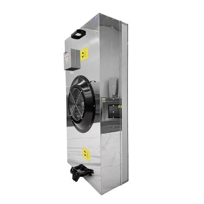Unidade de filtragem de ventilador de aço de alto volume. Filtração de ar industrial para ambientes adversos.
